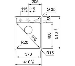 Кухонна мийка Franke Maris MRG 610-37 - полярна білизна, фото 3