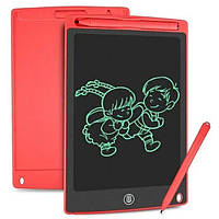 Планшет для рисования монохромный детский cо стилусом MD Writing Tablet Board , LCD 8,5 дюймов, красный