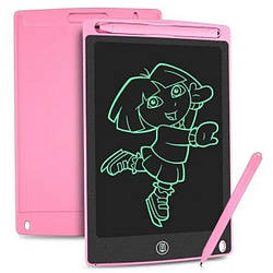 Планшет для малювання монохромний дитячий зі стилусом MD Writing Tablet Board, Lcd 8,5 дюйма, рожевий