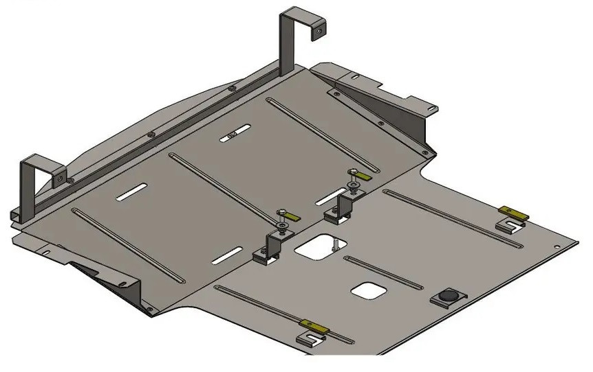 Захист двигуна BMW 5 E60\Е61 (2003-2010) Кольчуга, фото 1