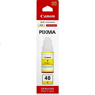 Чорнило Canon GI-40 Yellow (Жовтий) (3402C001) 70мл, фото 1