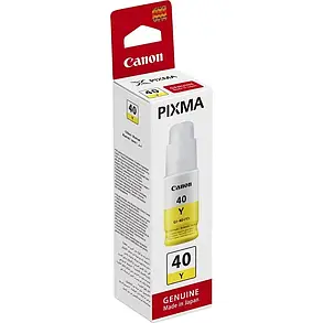 Чорнило Canon GI-40 Yellow (Жовтий) (3402C001) 70мл, фото 4