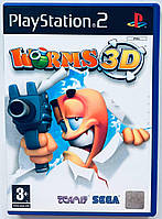 Worms 3D, Б/У, английская версия - диск для PlayStation 2