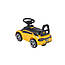 Машина-толокар LB 101 JOY, жовта, музичний кермо, багажник, фото 2