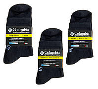 Зимние мужские термоноски Columbia 3 пары 41-46р однотонные и качественные, тактические для повседневной носки