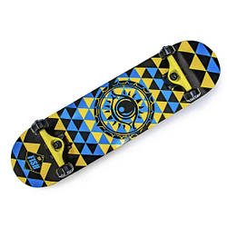 Скейтборд дерев'яний з малюнком 31" "Fish Skateboard", Eye DMF