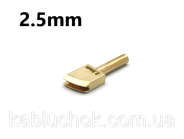 Крізер 2,5 мм паралельний розмітчик краю шкіри, для паяльника, фото 1