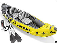Надувная лодка байрка-каяк Intex 68307 Explorer K2 Kayak
