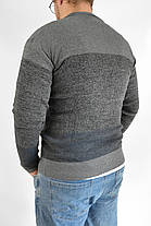 Светр чоловічий з коміром на блискавці демісезонний Кофта демісезонна Wandeng (Угорщина) L — 3XL, фото 3