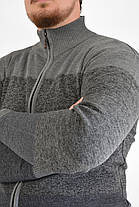 Светр чоловічий з коміром на блискавці демісезонний Кофта демісезонна Wandeng (Угорщина) L — 3XL, фото 5