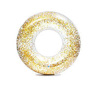 Надувной золотой круг Intex 56274, от 7 лет, 119 см