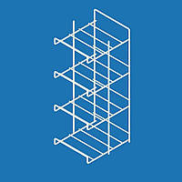 Дисплей-стійка настільна під запальнички 4 сітчасті полиці