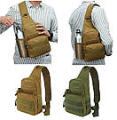 Тактична сумка на 5 л (25х17х10 см) Мультикам A14, фото 6