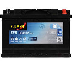 Автомобільний акумулятор FULMEN Start-Stop EFB 80Ah 720A R+ (правий +)