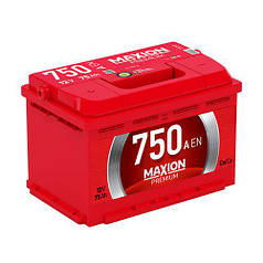 Автомобільний акумулятор MAXION Premium 75Аh 750A R+ (правий +)