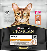 Сухой корм для взрослых кошек Purina Pro Plan Adult 1+ Derma Care для поддержания здоровья кожи и красоты