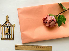 Папір тишью Персиковий (уп.10 шт.) Китай