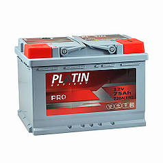 Автомобільний акумулятор PLATIN Pro 75Ah 720A R+ (правий +) MF