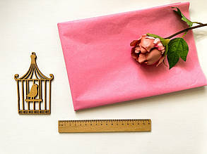 Папір тишью Помірно-рожева (уп.10 шт.) Китай