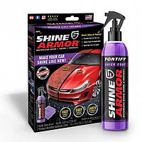Спрей Полироль Shine Armor для кузова авто против царапин и салфетка микрофибра