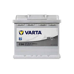 Автомобільний акумулятор VARTA Silver Dynamic 54Ah 530А R+ (правий +) C30