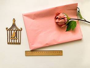 Папір тишью Ніжно-рожева (уп.10 шт.) Китай