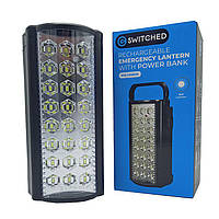 Аварійний світлодіодний ліхтар SWITCHED SWD-50003-BK з функцією Power Bank