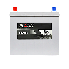 Автомобільний акумулятор PLATIN Silver Asia 55Ah 520A L+ (лівий +) SMF NS60
