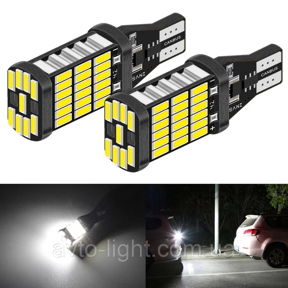 T15 W16W Led Canbus друкована плата 45SMD 4014 1 шт., фото 1