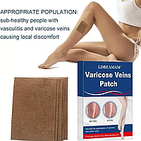 Пластыри от варикозного расширения вен От варикоза от тромбоза Varicose Veins Patch 10шт Средства от варикоза