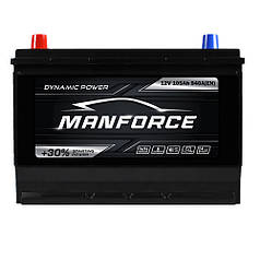 Автомобільний акумулятор MANFORCE Asia smf (N70) 105Ah 940A L+