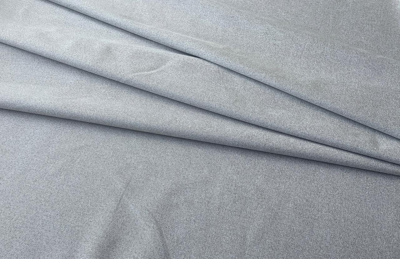 Блекаут двосторонній фактурний 100% сірий 300см Туреччина 88467v4, фото 1