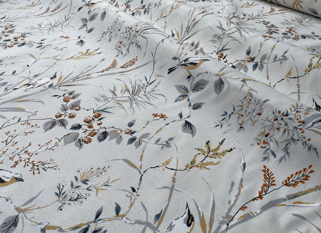 Декоративна тканина квіти 180см тефлон 88479v2, фото 1