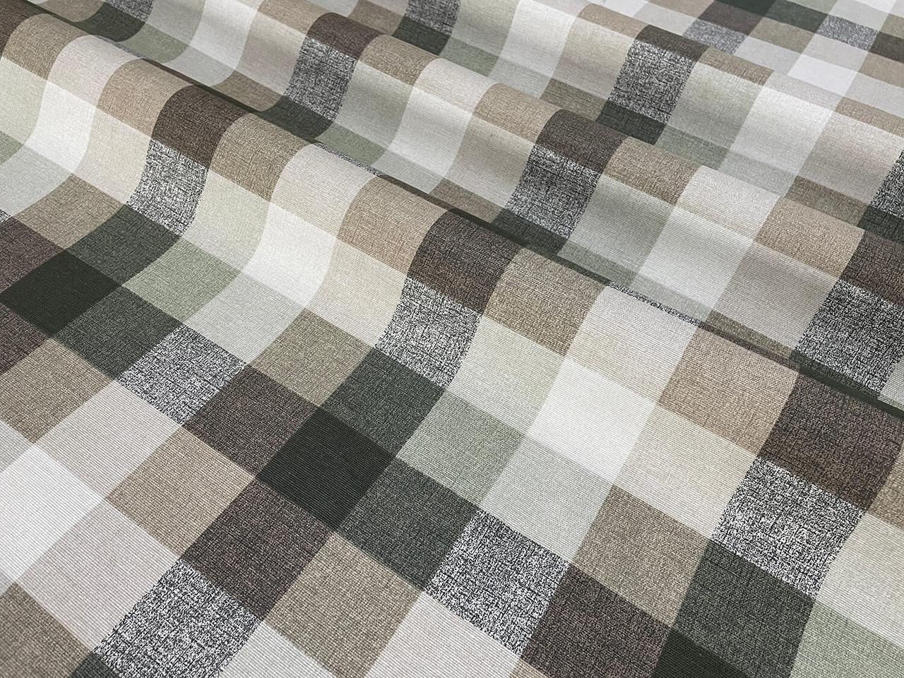 Декоративна тканина велика клітина 180см тефлон 88451v15, фото 1