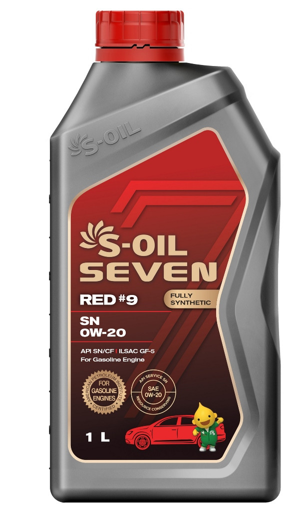 Моторне мастило S-Oil Seven 0w20 Red #9 SN/GF-5 1л