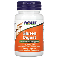 NOW Foods Gluten Digest домішка для перетравлення глютену 60 рослинних капсул