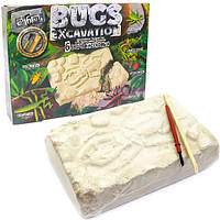 Набор для проведения раскопок Bugs Excavation Danko Toys BEX-01-01 6 видов насекомых игрушка развивающая