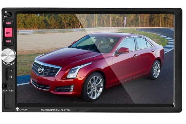 2din 7022 Магнітола 7" Екран + AV-in + пульт на кермо, фото 1