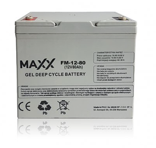 АКУМУЛЯТОР ГЕЛЕВИЙ 4SUN DEEP CYCLE  MAXX 80Ah 12V FM-12-80Ah