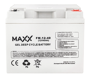 АКУМУЛЯТОР ГЕЛЕВИЙ 4SUN DEEP CYCLE MAXX 40Ah 12V FM-12-40Ah