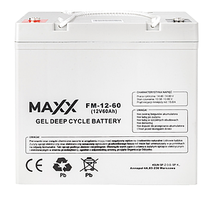 АКУМУЛЯТОР ГЕЛЕВИЙ 4SUN DEEP CYCLE MAXX 60Ah 12V FM-12-60Ah