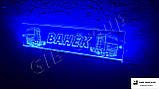 Світлодіодна табличка для вантажівки Ванек синього кольору, фото 2