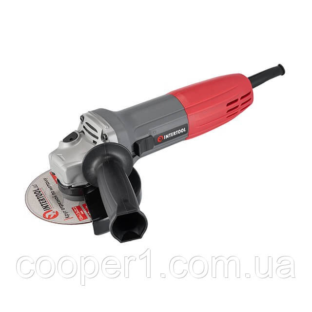 Шліфмашина кутова INTERTOOL DT-0267 (860 Вт, 11000 об/хв, диаметр круга 125 мм)