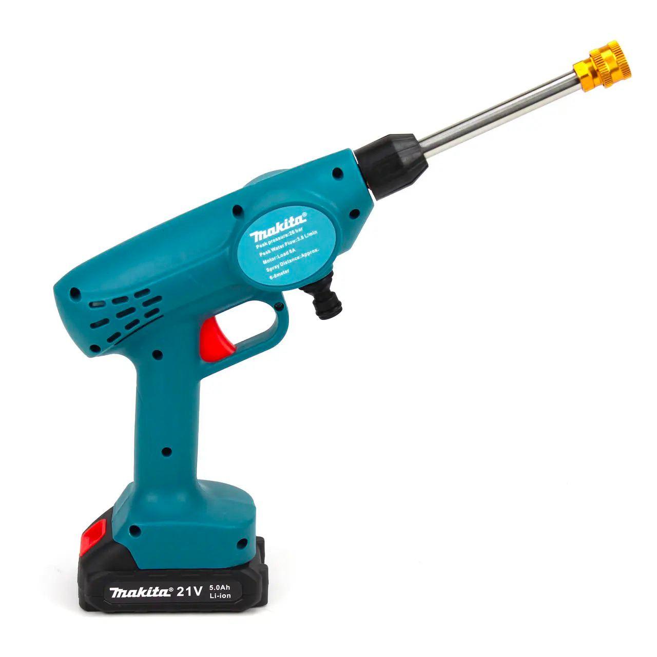 Аккумуляторная мойка высокого давления Makita DHW040ZK 21V 5Ah, ручная ...