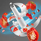 Подрібнювач із металевою чашею 3л, 1000Вт RAF R 7035 / Електричний блендер подрібнювач, фото 6