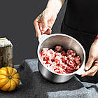 Подрібнювач із металевою чашею 3л, 1000Вт RAF R 7035 / Електричний блендер подрібнювач, фото 2