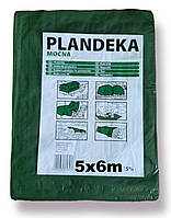 Тент Пландека Тарпаулин защитный (110g/m2) 5x6 Польша (Wimar) зеленый