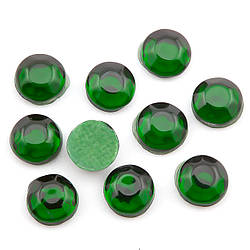 Cтрази клейові Акрил, ss16 (3,8-4,0mm), гаряча фіксація, ціна за 50г, колір Зелений,
