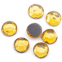 Cтразы клеевые Акрил, ss16 (3,8-4,0mm), горячая фиксация, цена за 50г, цвет Желтый,