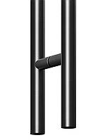 Дверные ручки-скобы SteelTek G102 Ø32х1,2мм черный (Украина)